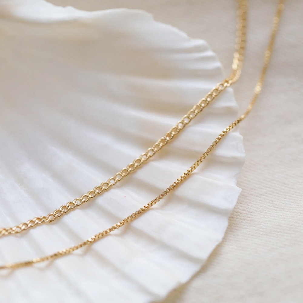 Dainty Gold Chain | 18K Gold Filled - Picture 5 of 11